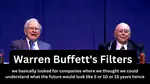 Warren Buffett shares how they choose businesses to invest in and the philosophy behind it.